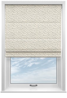 Rolling Hills Velvet, Cashmere - Motorised Roman Blind